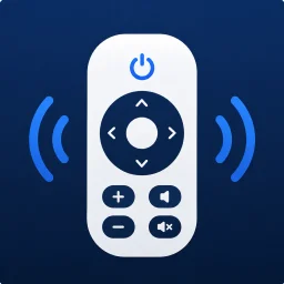 NoRemote app icon — a white remote with Wi-Fi waves